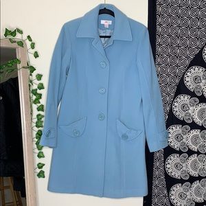 Baby Blue Trench Coat
